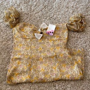 Floral off the shoulder dress - dainty hooligan